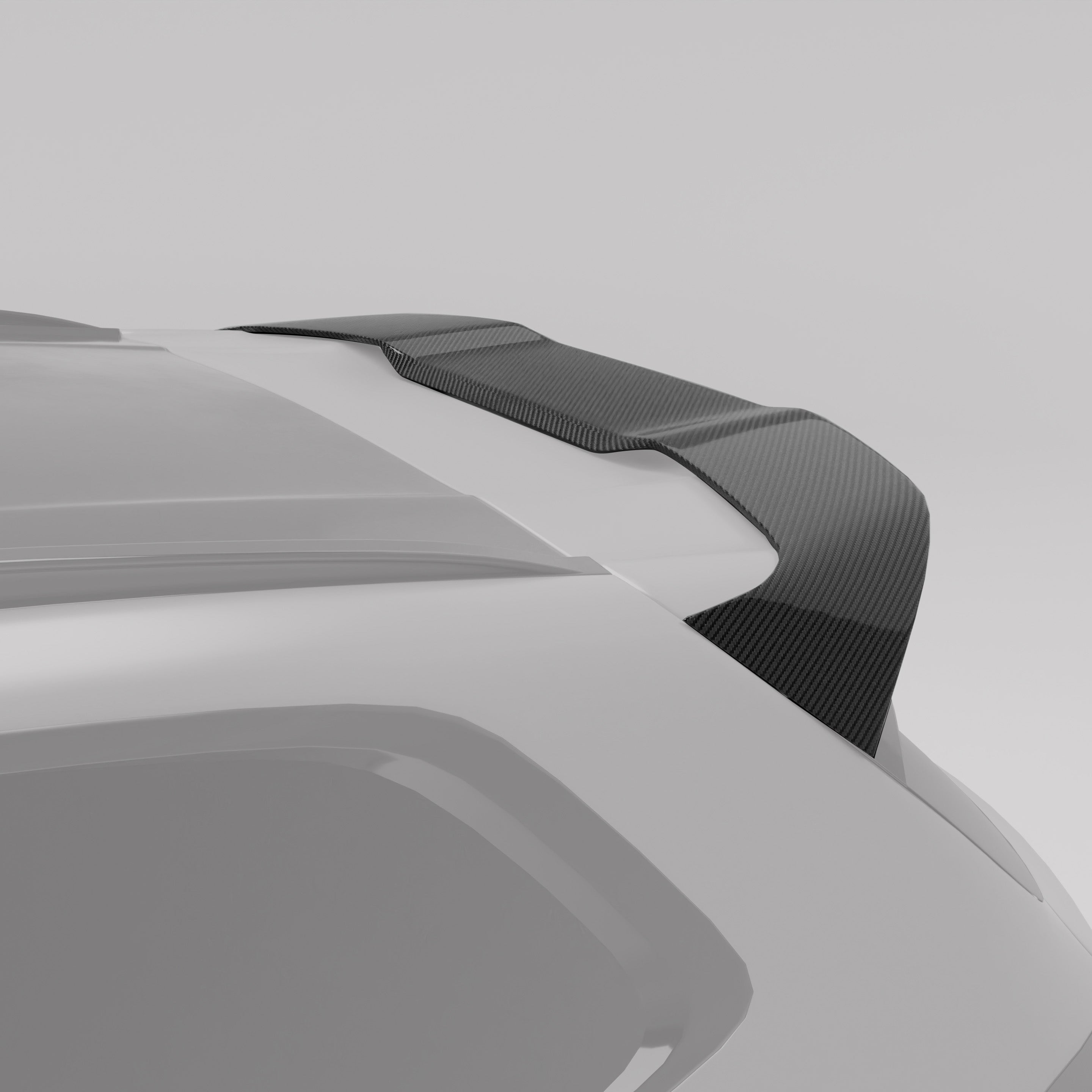 RevoZport Carbon Fiber Roof Spoiler Compatible With BMW X3M F97 LCI