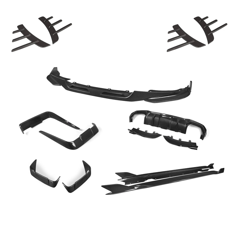 SOOQOO Carbon Fiber Full Kit Compatible with BMW 4 Series (G22/G23)