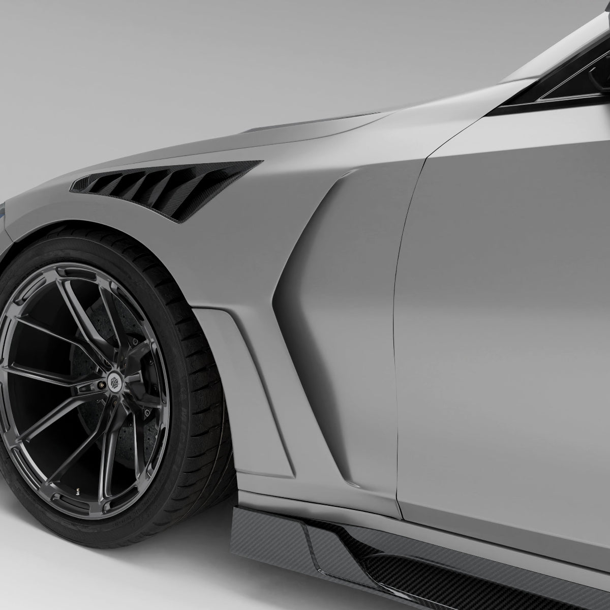 RevoZport Carbon Fiber Side Fenders Compatible With BMW M3 G81