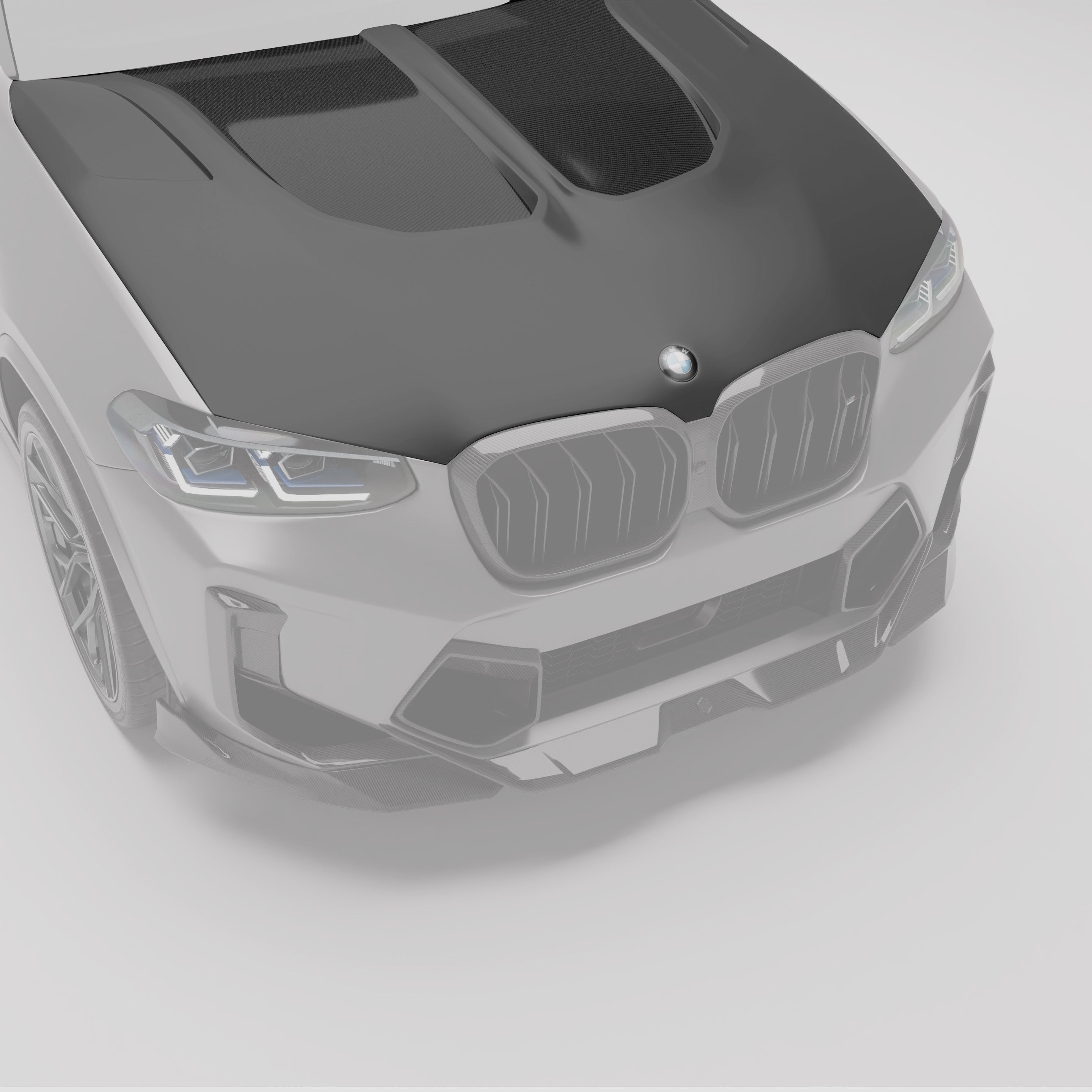RevoZport Carbon Fiber Hood Compatible With BMW X3M F97 LCI