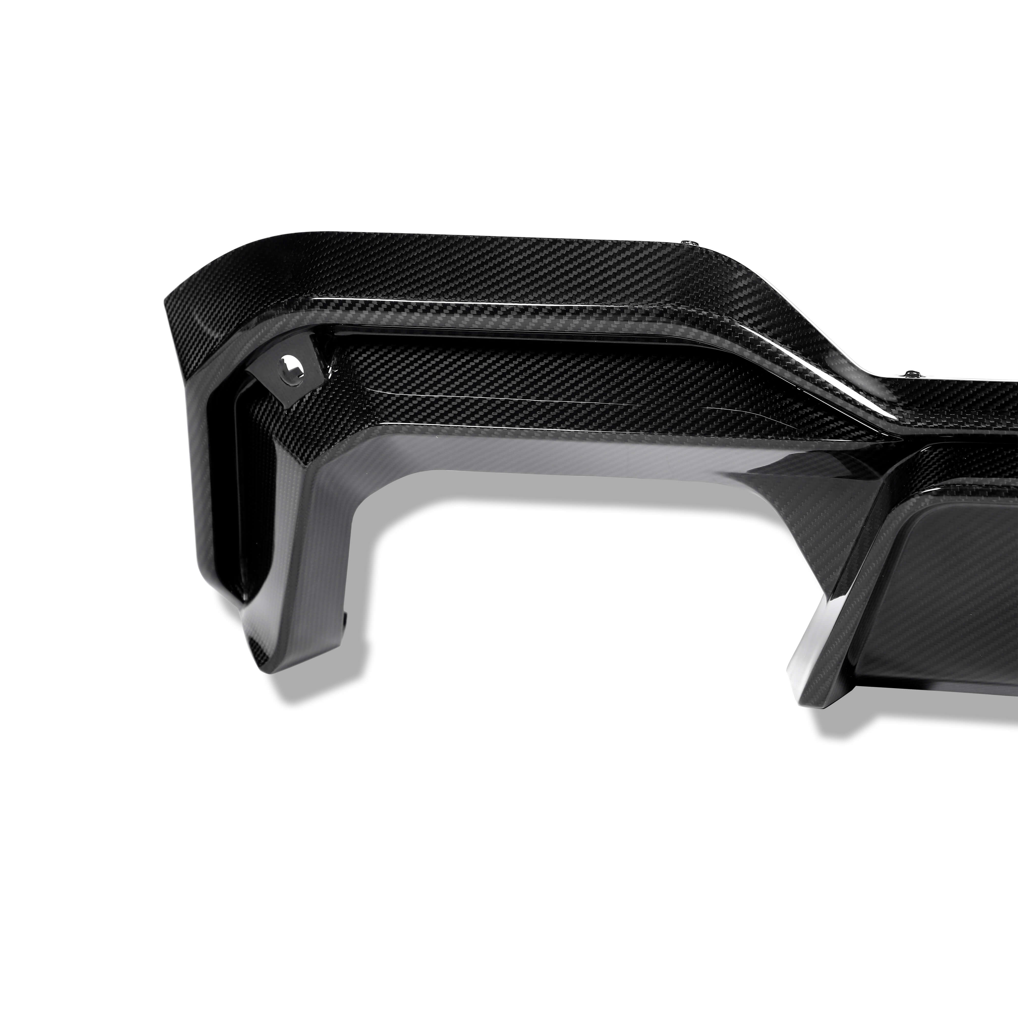 RevoZport Carbon Fiber Rear Diffuser Compatible With BMW X3M F97 LCI