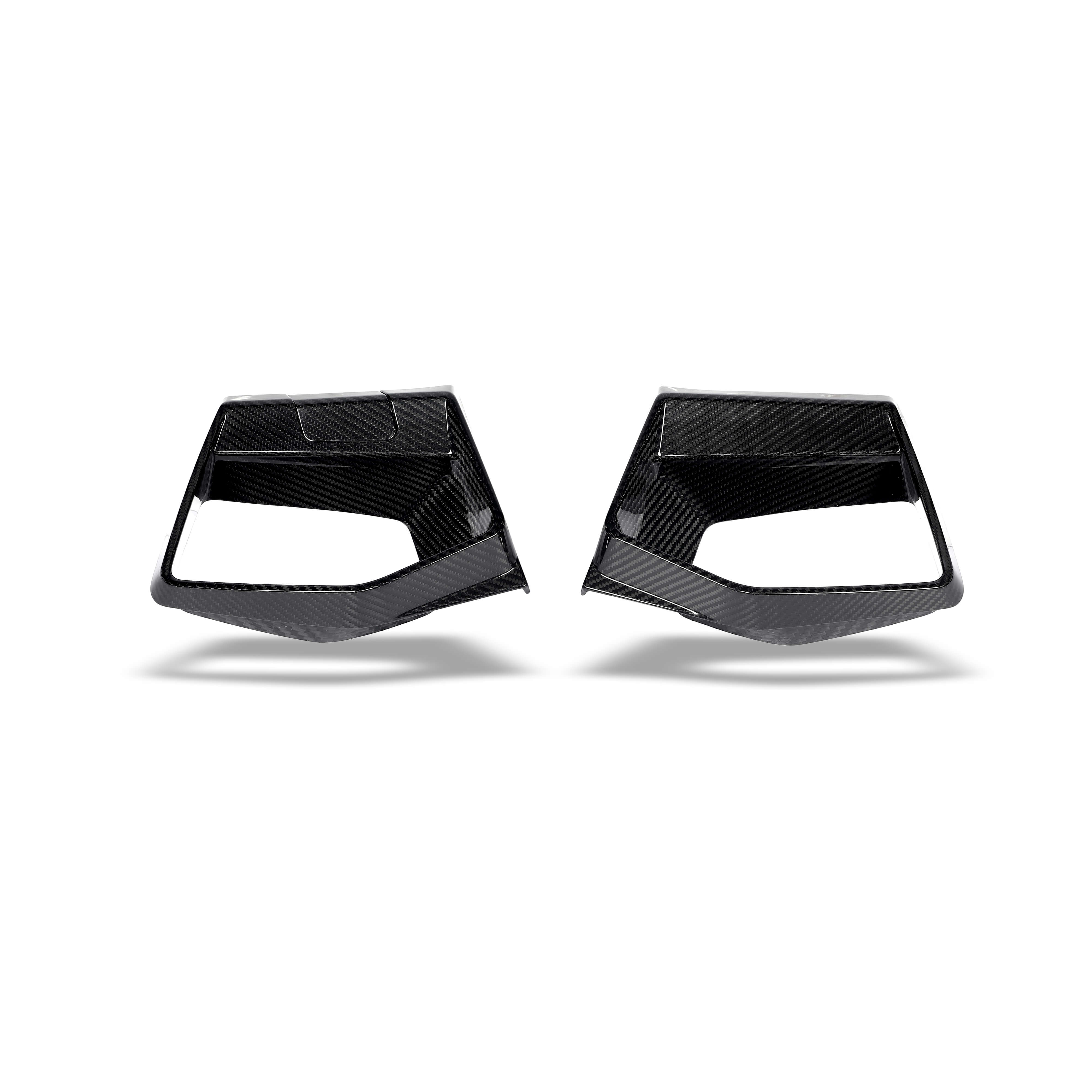 RevoZport Carbon Fiber Front Bumper Vents Compatible With BMW X4M F98 LCI