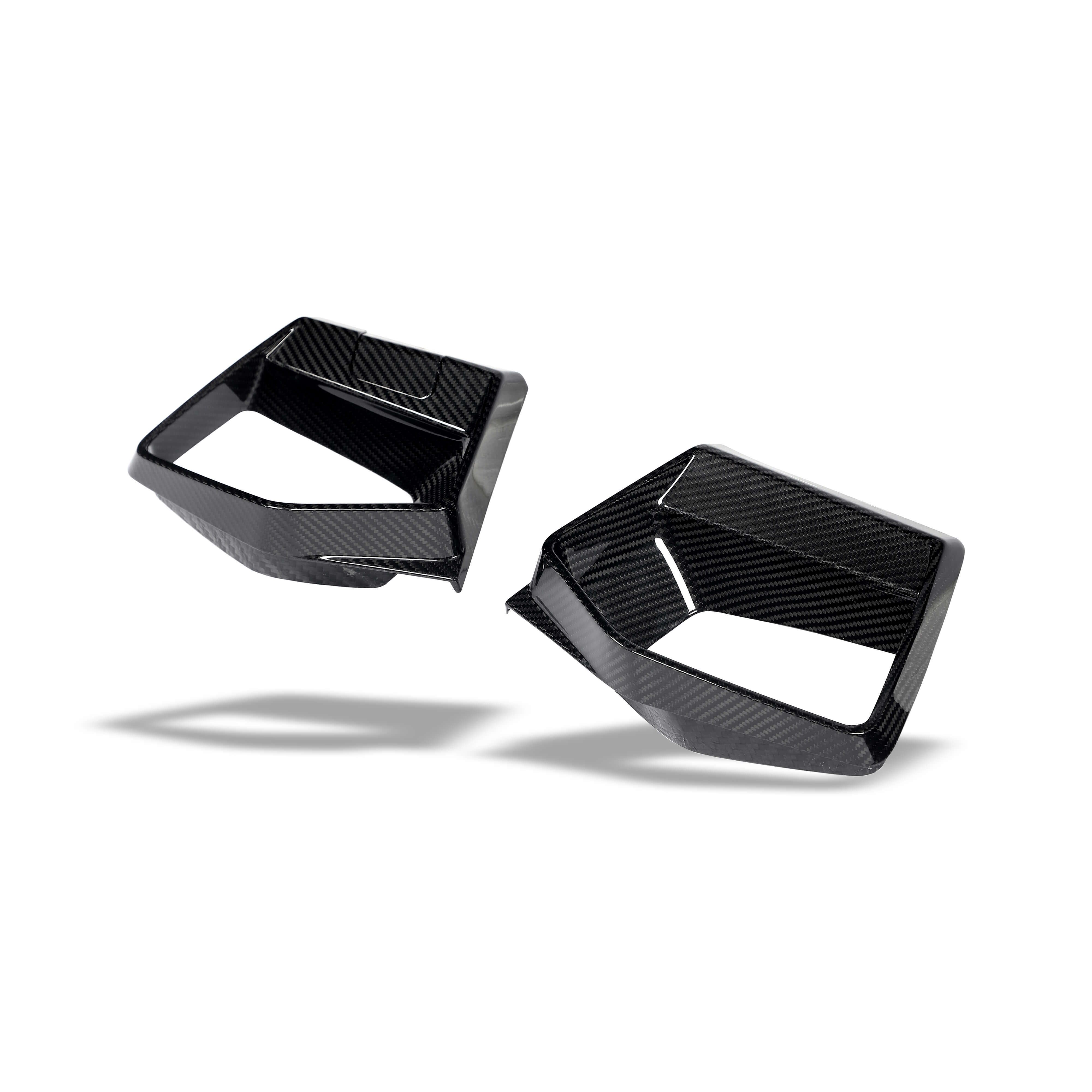RevoZport Carbon Fiber Front Bumper Vents Compatible With BMW X4M F98 LCI