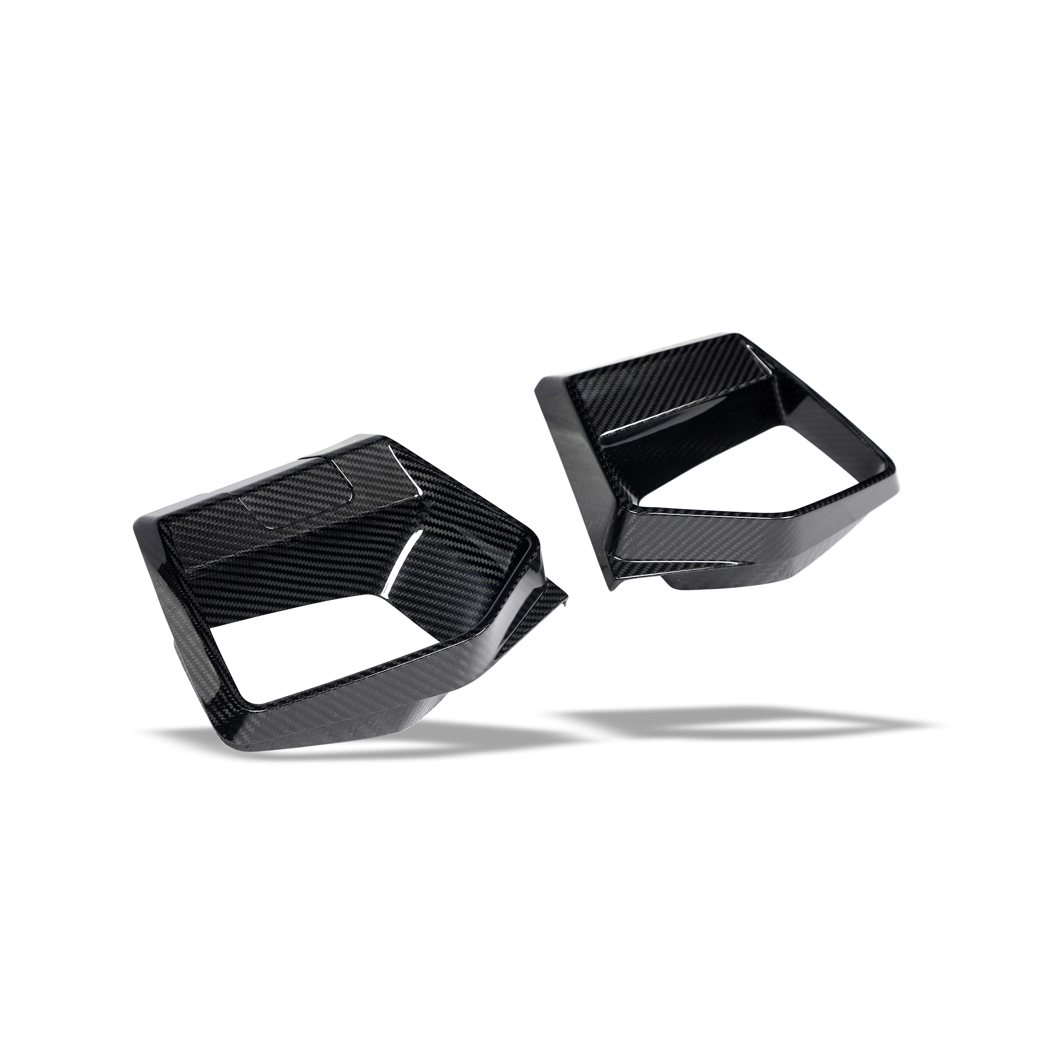 RevoZport Carbon Fiber Front Bumper Vents Compatible With BMW X4M F98 LCI