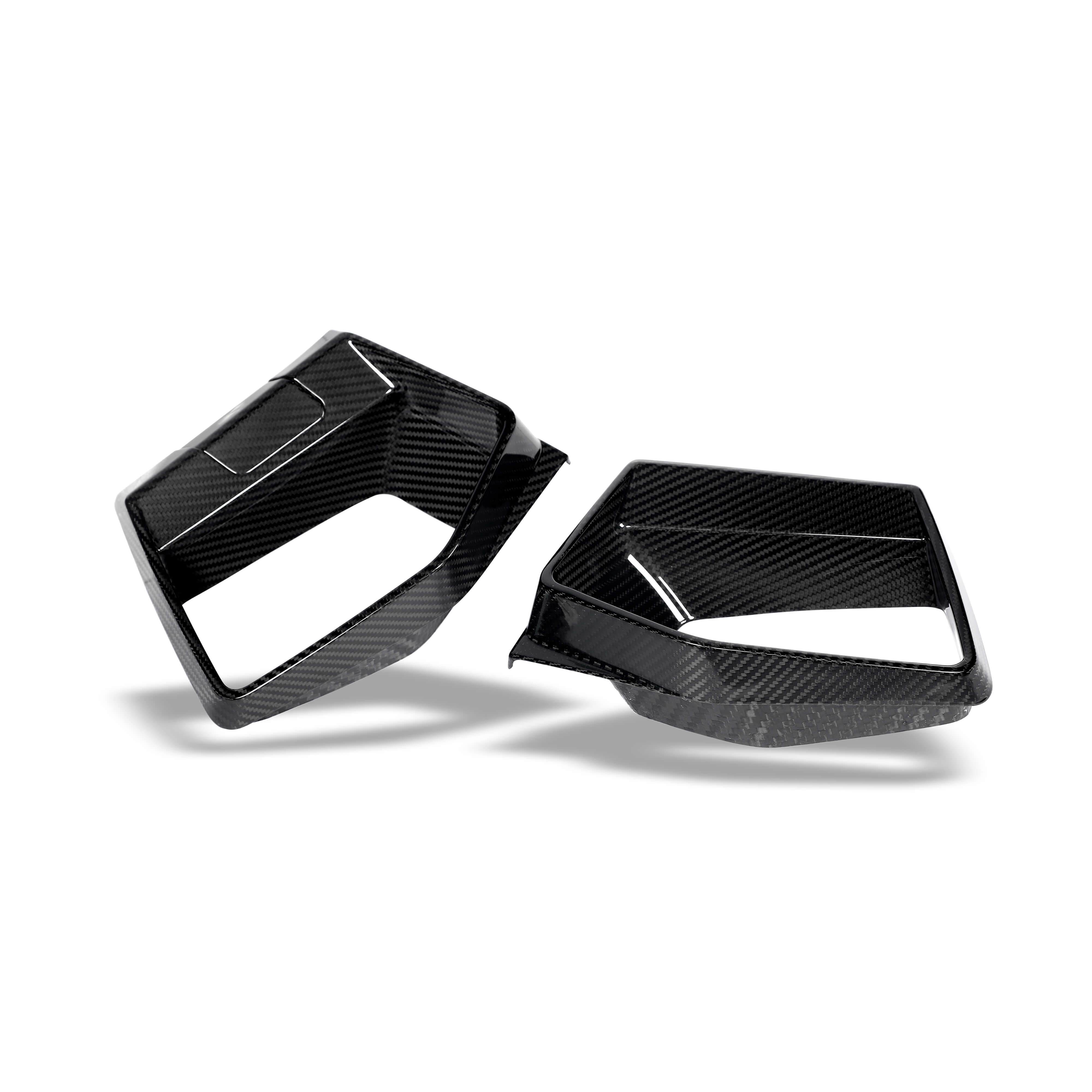 RevoZport Carbon Fiber Front Bumper Vents Compatible With BMW X4M F98 LCI