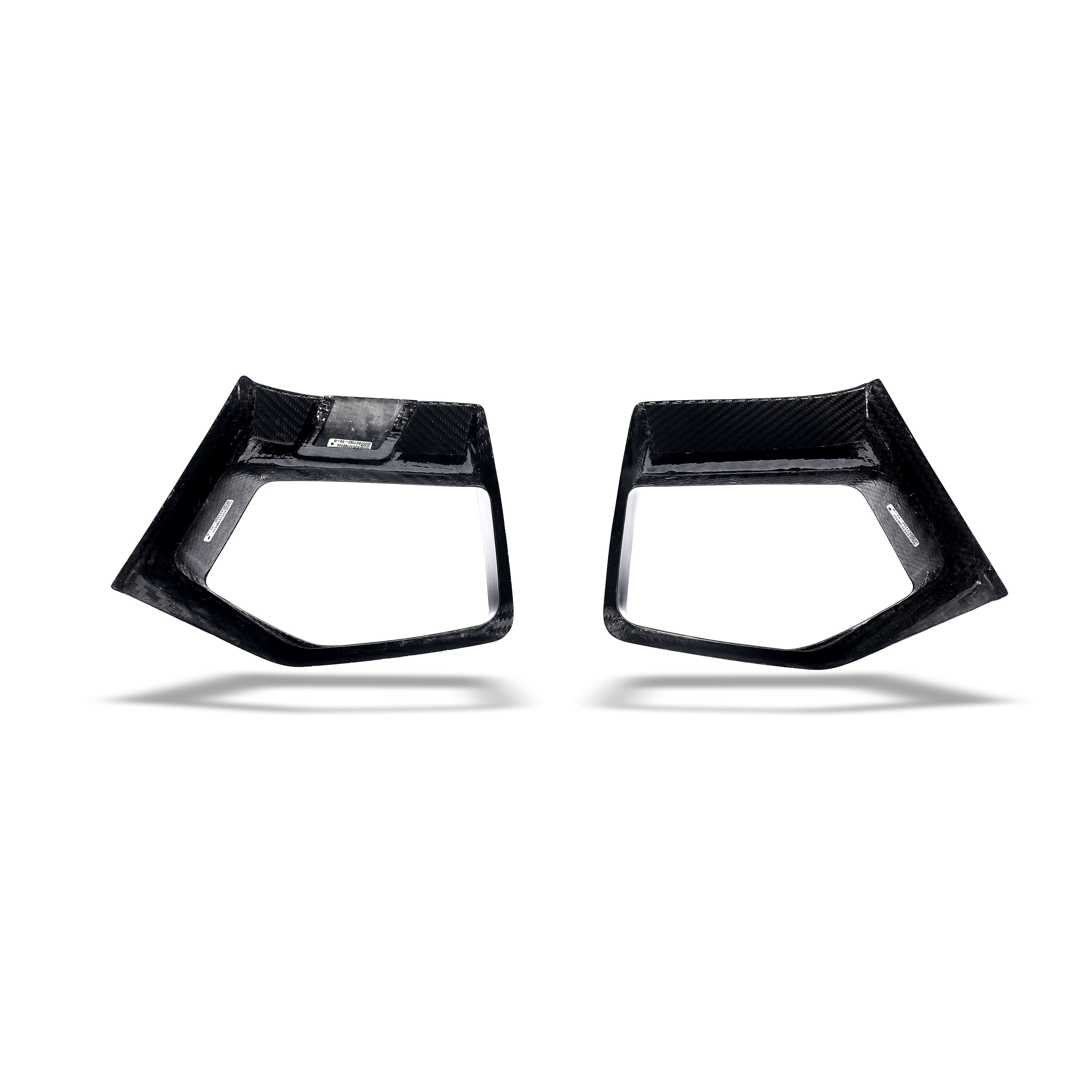 RevoZport Carbon Fiber Front Bumper Vents Compatible With BMW X4M F98 LCI