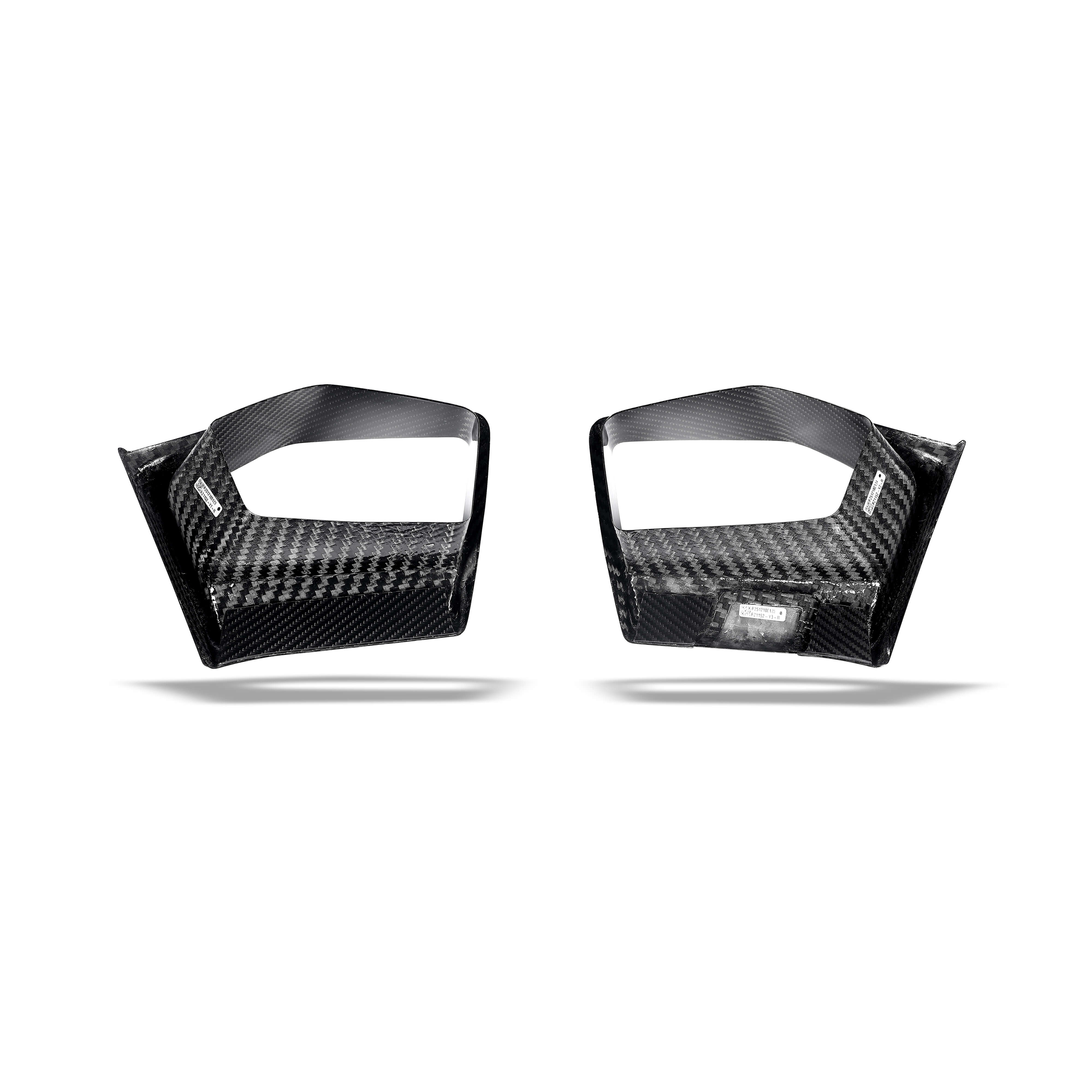 RevoZport Carbon Fiber Front Bumper Vents Compatible With BMW X4M F98 LCI