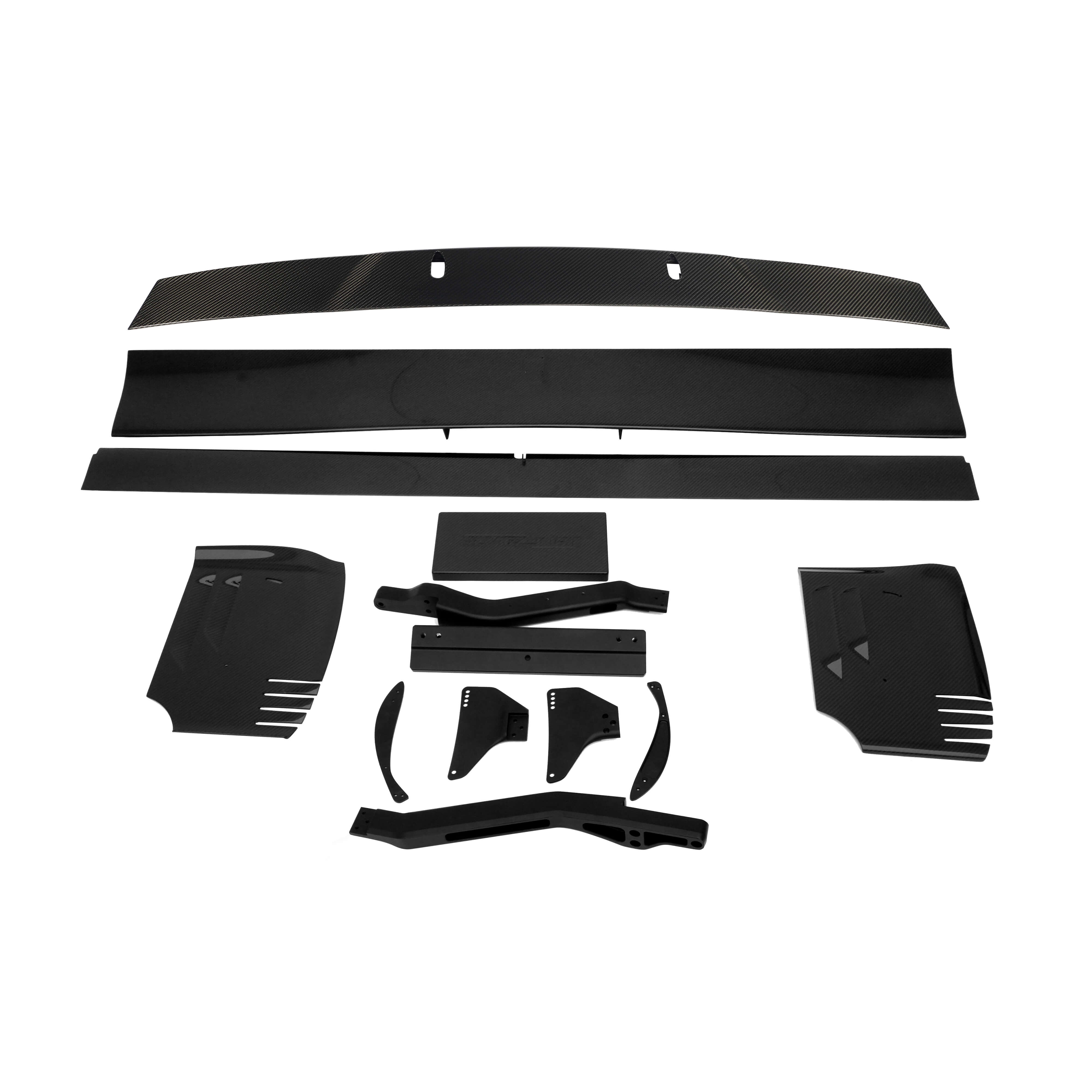 RevoZport Carbon Fiber Rear Spoiler Compatible With Corvette C6
