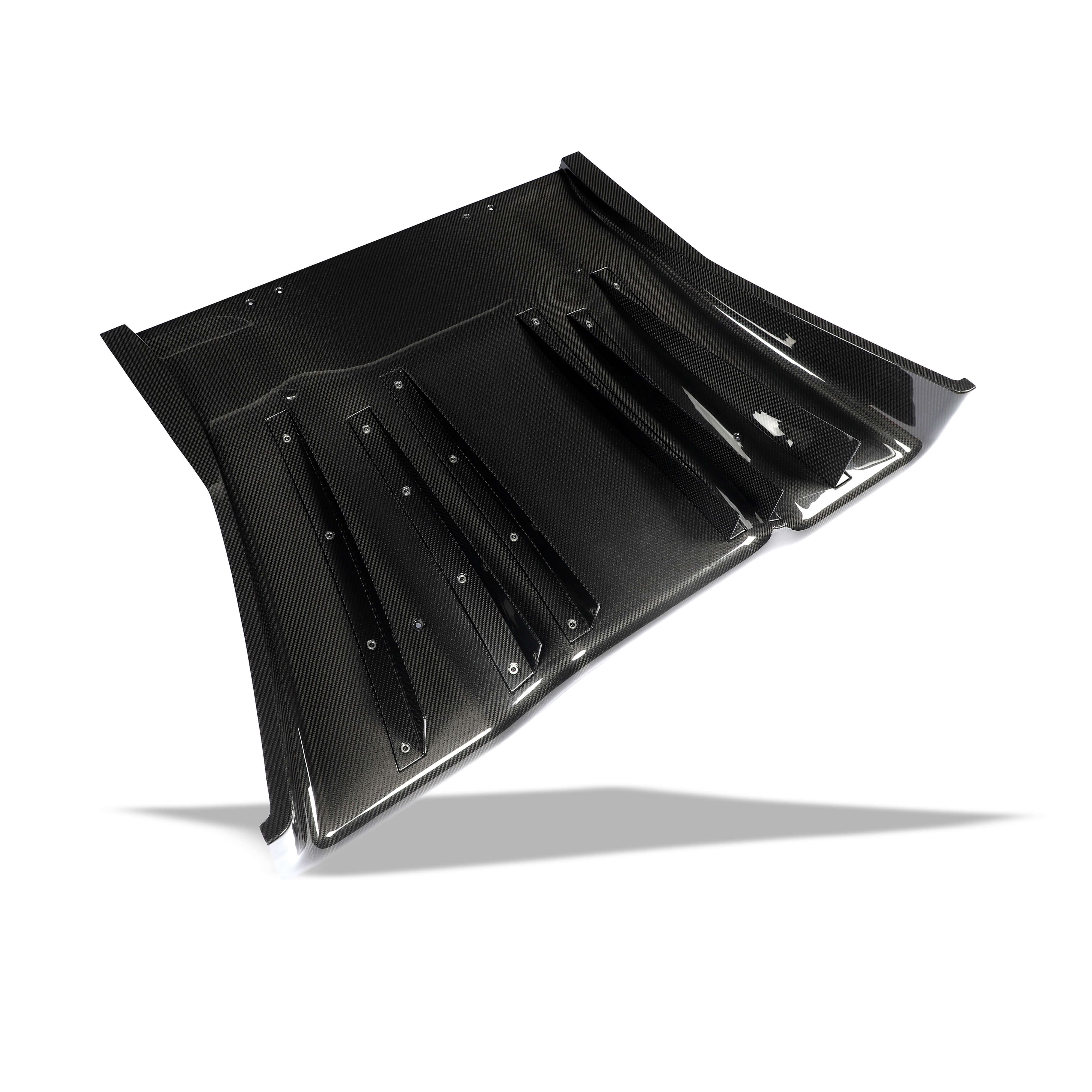 RevoZport Carbon Fiber Rear Diffuser Compatible With Corvette C6