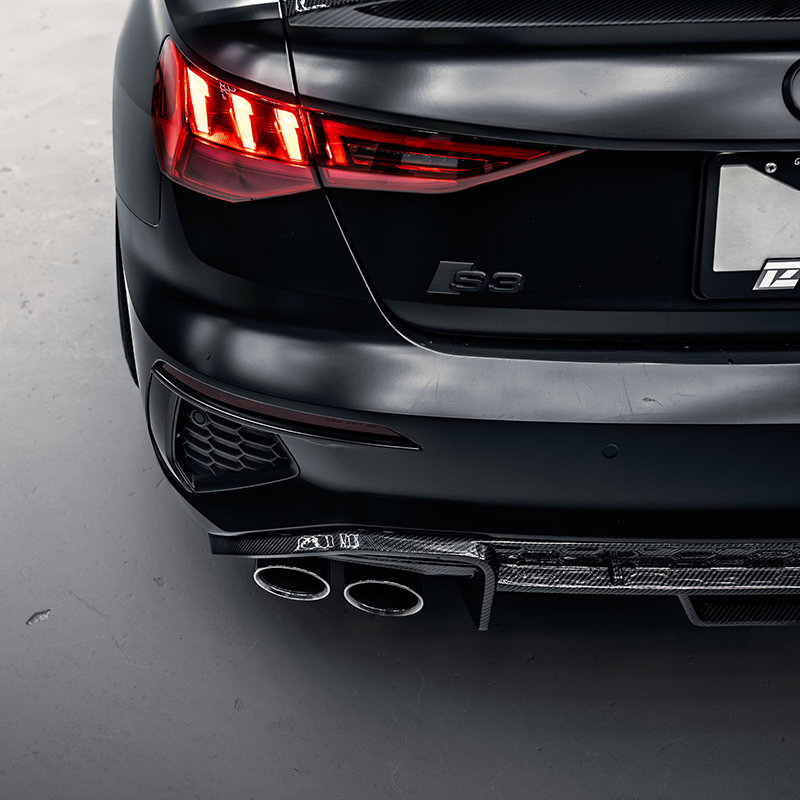 SV1 Carbon Fiber Rear Diffuser Compatible With Audi A3/S3 (8Y)