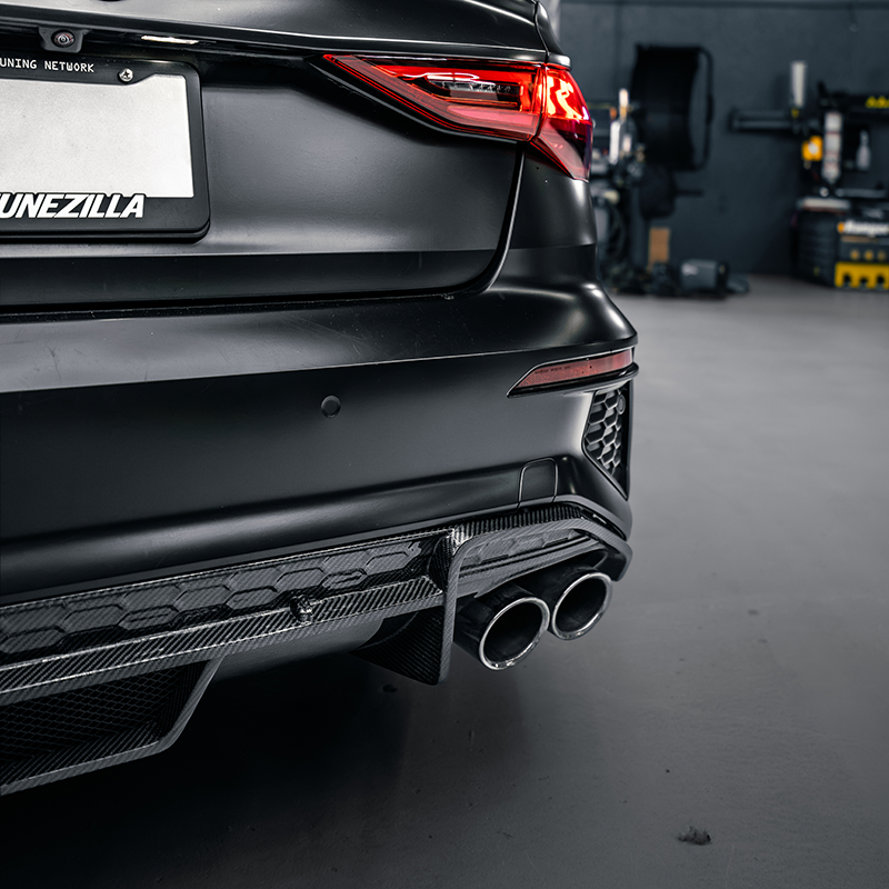 SV1 Carbon Fiber Rear Diffuser Compatible With Audi A3/S3 (8Y)