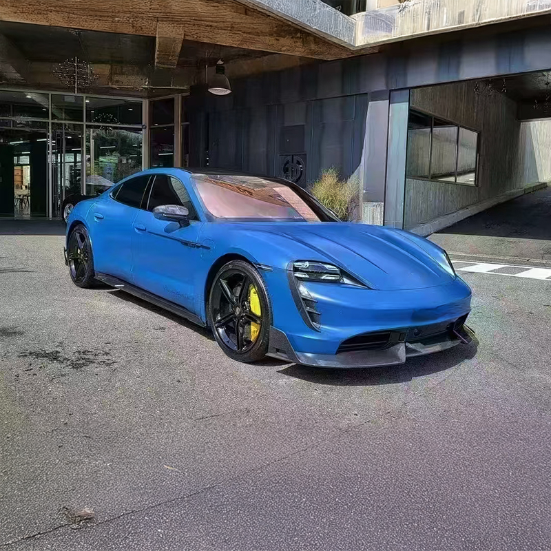 Porsche Taycan (9J1) VS Carbon Fiber Side Skirts