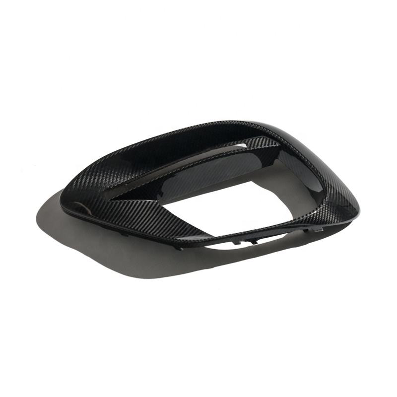 BSV1 930 Carbon Fiber Front Fog Trims Compatible With Mercedes S63 (W223/V223)