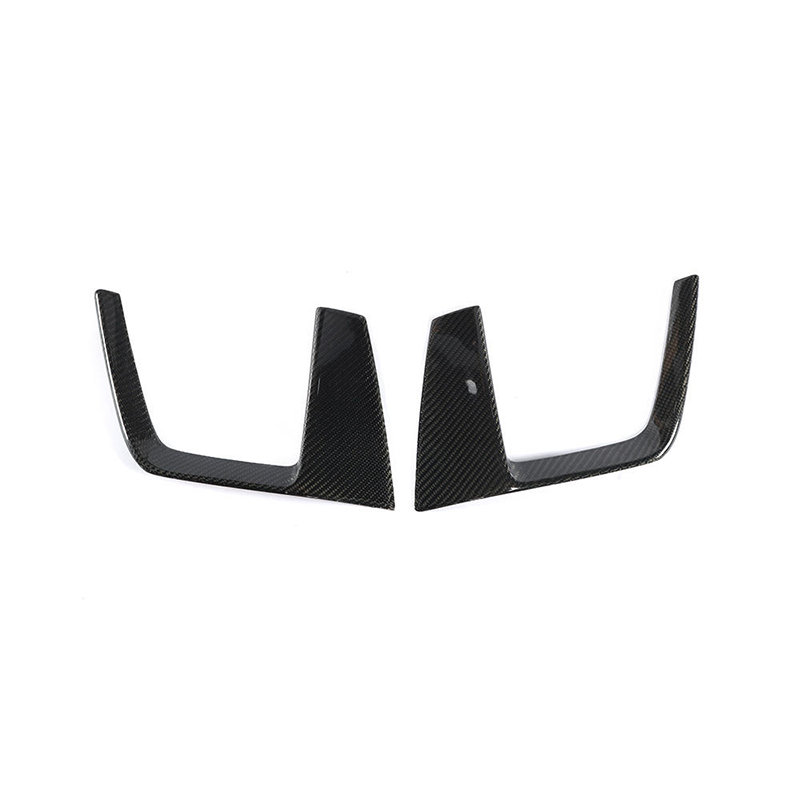 Contour d'aération avant en fibre de carbone V1 compatible avec Audi A4/S4 (B9.5)