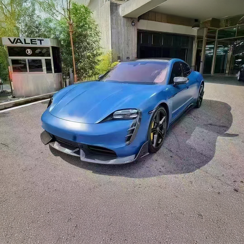 Porsche Taycan (9J1) VS Carbon Fiber Side Skirts