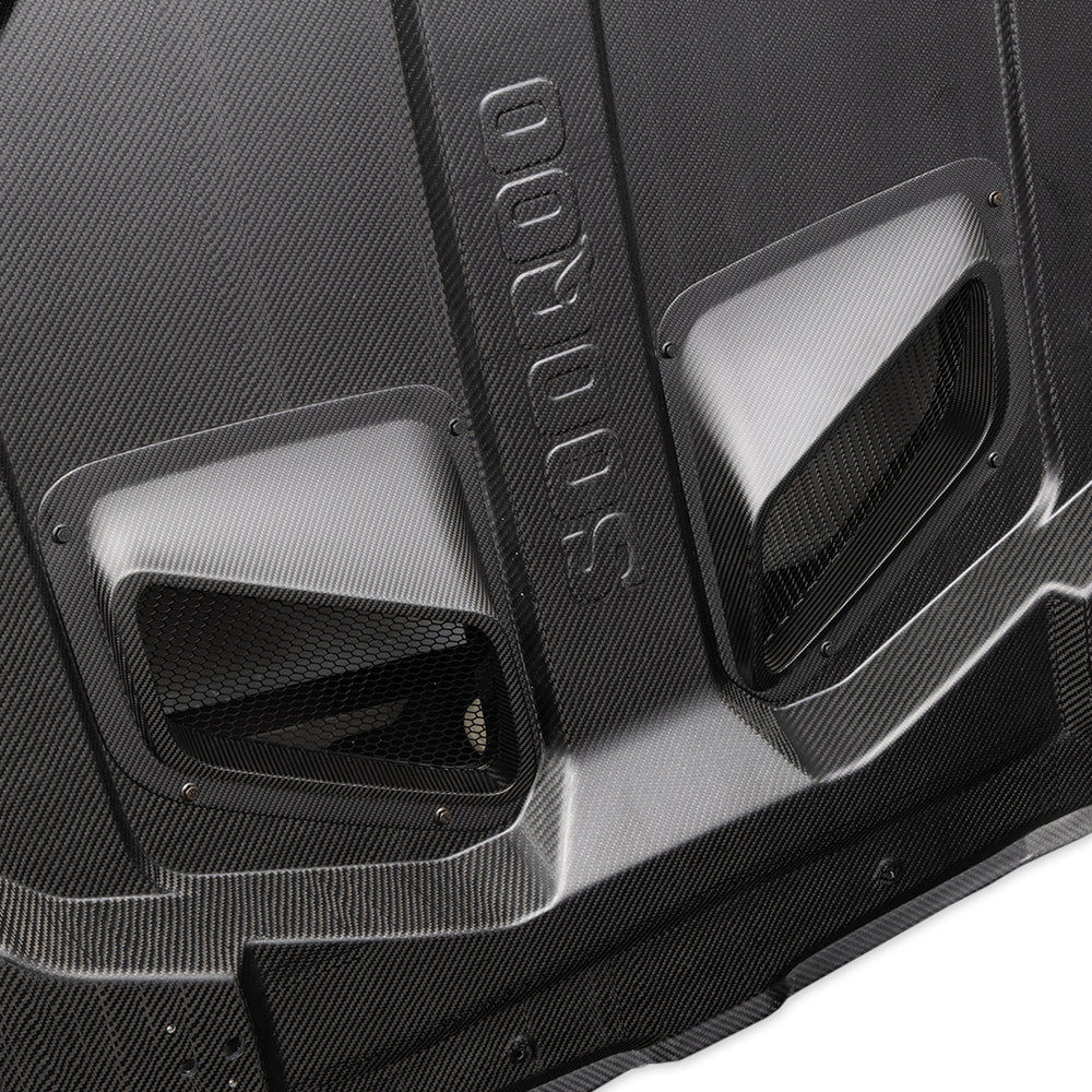 SOOQOO Vented Carbon Fiber Hood - Compatible with BMW M3/M4 (G80/G81/G82/G83)