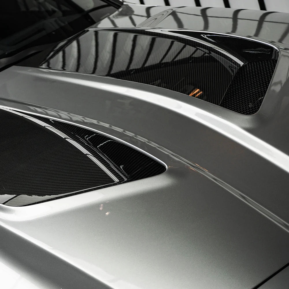 SOOQOO Vented Carbon Fiber Hood - Compatible with BMW M3/M4 (G80/G81/G82/G83)