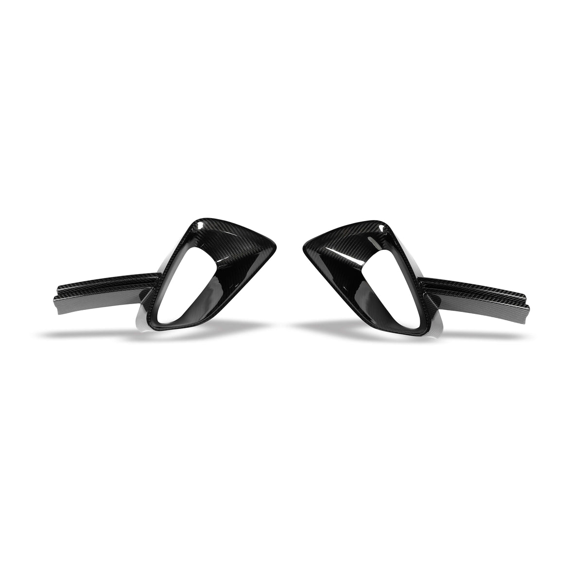 RevoZport Carbon Fiber Front Bumper Vents Compatible With Mercedes-AMG GT 63 S X290