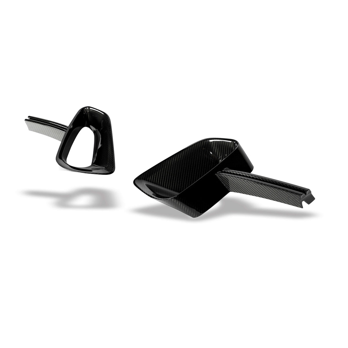 RevoZport Carbon Fiber Front Bumper Vents Compatible With Mercedes-AMG GT 63 S X290
