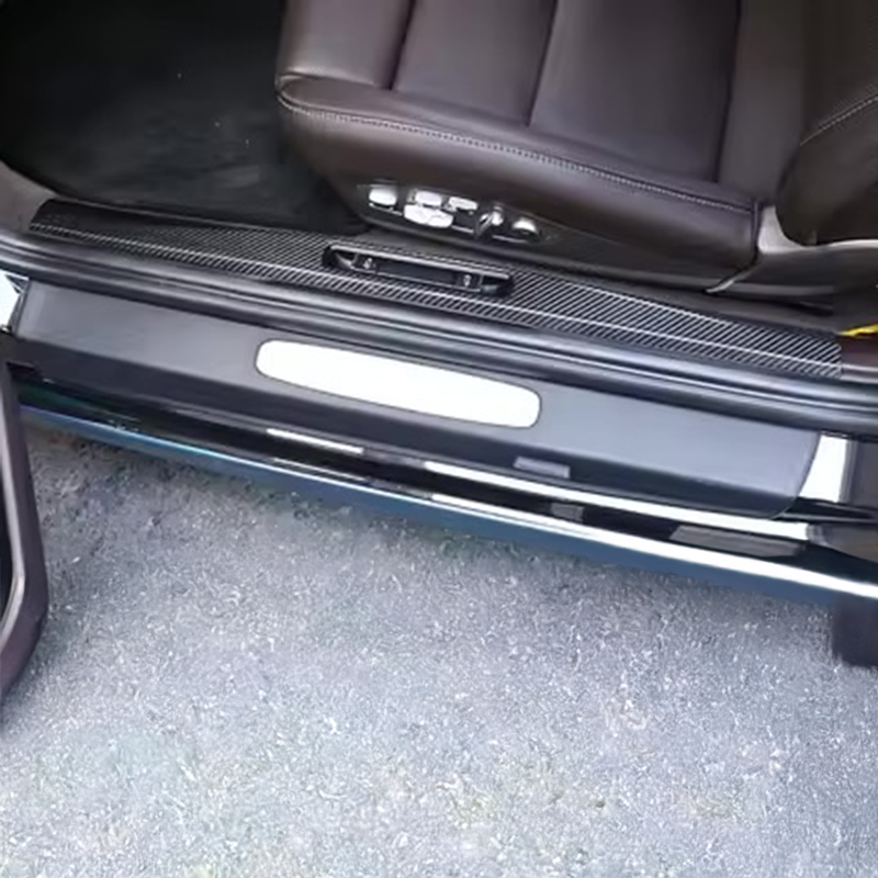 Carbon Fiber Interior Sill Trim Protectors Compatible With Porsche 911 (992.1/992.2)