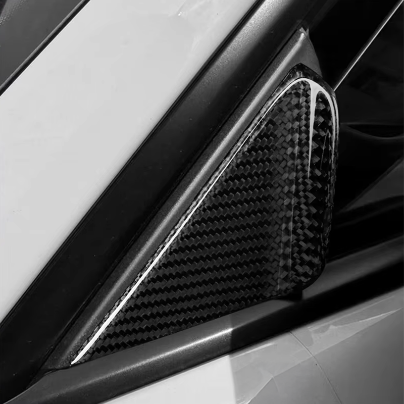 A-Pillar Anti-Wind Buffeting Kit Carbon Fiber Cover Compatible With Porsche Carrera/Targa/Convertible 911 (992.1/992.2)