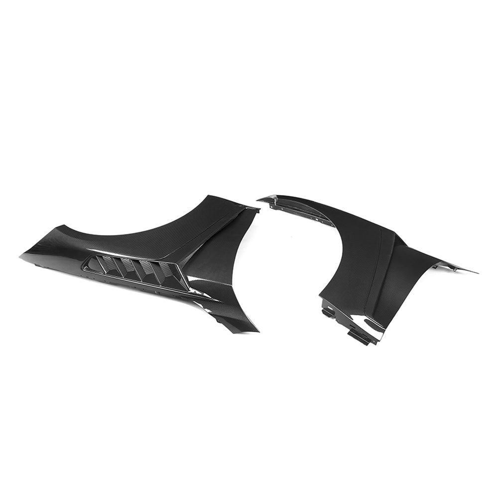 SOOQOO Prepreg Carbon Fiber Side Fenders Compatible With BMW M4 (G82/G82 LCI/G83/G83 LCI)
