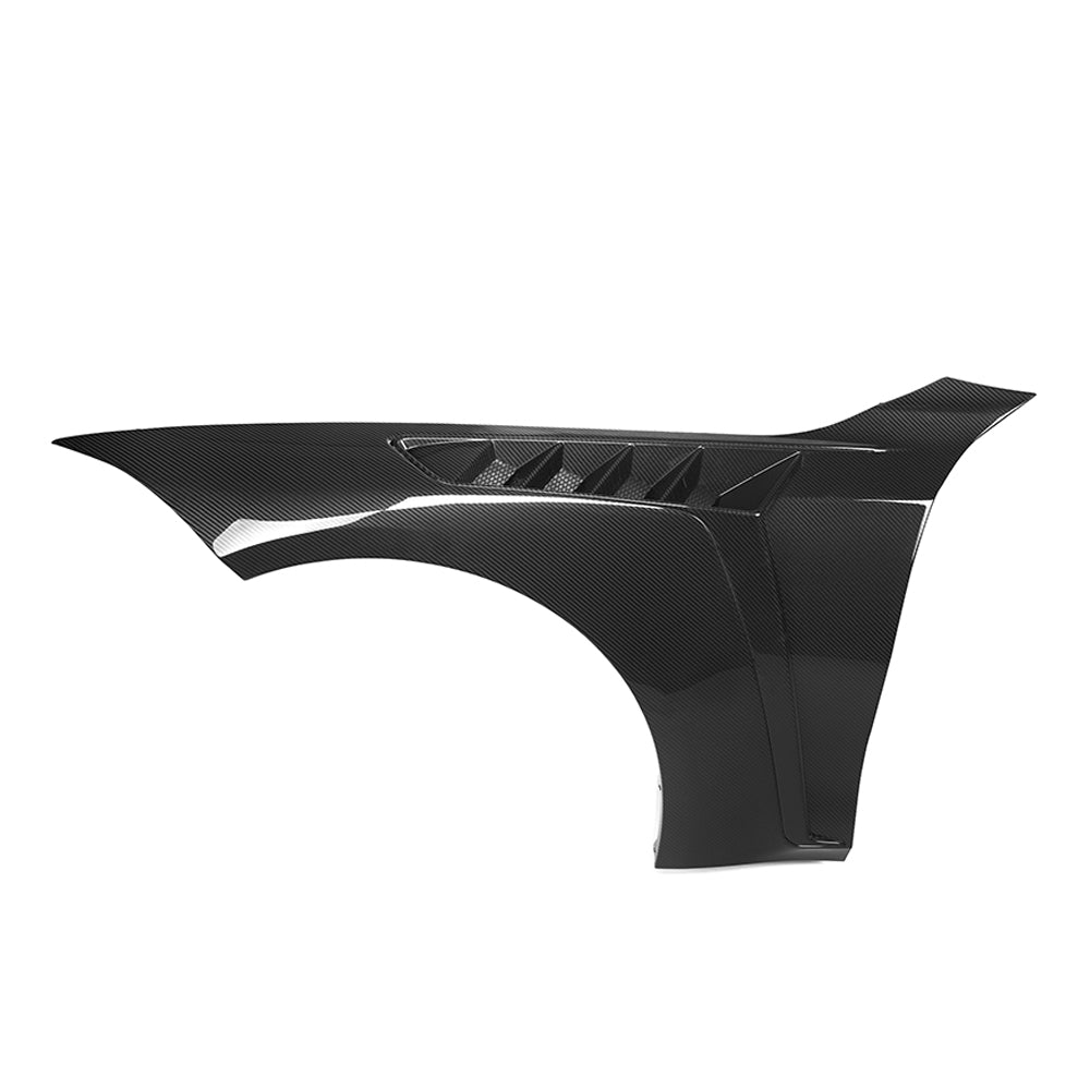 SOOQOO Prepreg Carbon Fiber Side Fenders Compatible With BMW M4 (G82/G82 LCI/G83/G83 LCI)