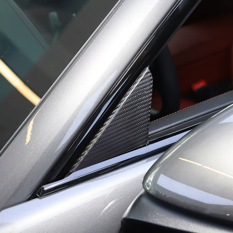 A-Pillar Carbon Fiber Cover Compatible With Porsche Carrera/Targa/Convertible 911 (992.1/992.2)