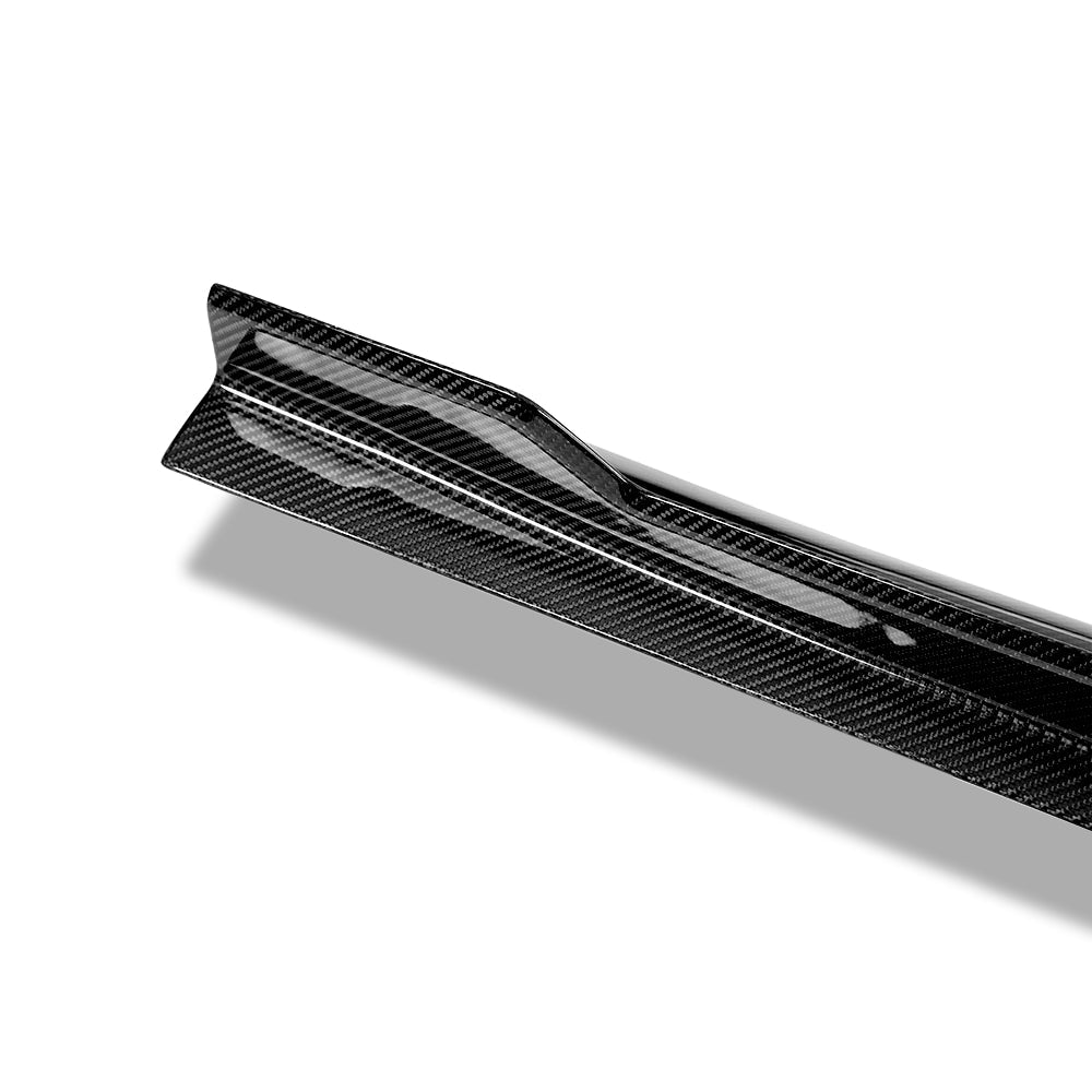 RevoZport Carbon Fiber Side Skirts Compatible With Tesla Model Y 2021-2024