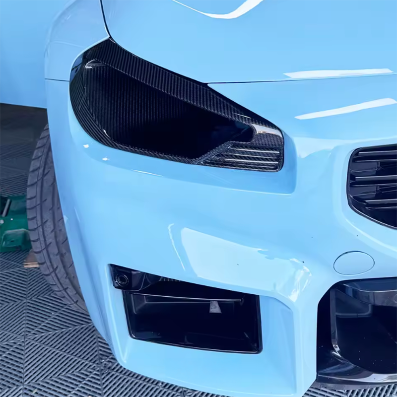 Track Series Carbon Fiber Headlight Delete Intake - Compatible with BMW M2 (G87)