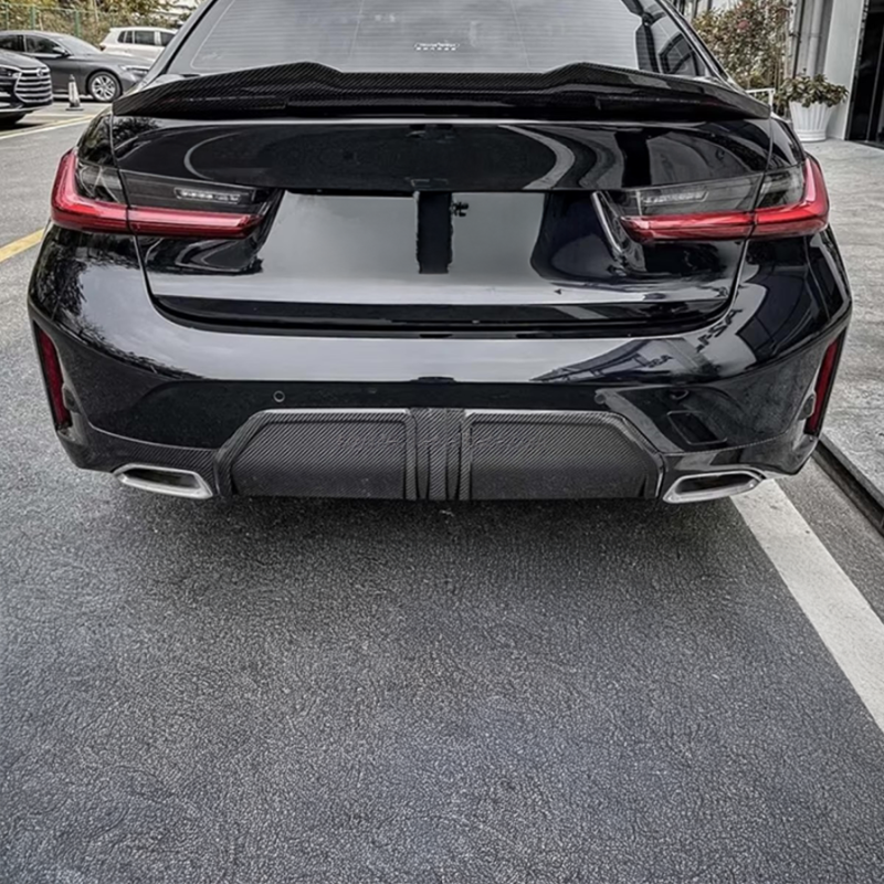 V1 Zadní difuzor z uhlíkových vláken - Kompatibilní s BMW řady 3 LCI M340I/M340D (G20/G21)