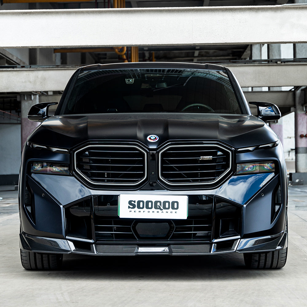 SOOQOO Prepreg Carbon Fiber Front Lip Compatible With BMW XM (G09)