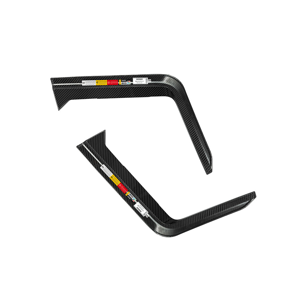 SOOQOO Prepreg Carbon Fiber Rear Bumper Inserts Compatible With BMW XM (G09)
