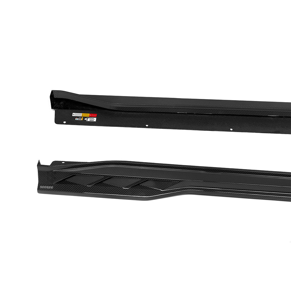 SOOQOO Prepreg Carbon Fiber Side Skirts Compatible With BMW XM (G09)