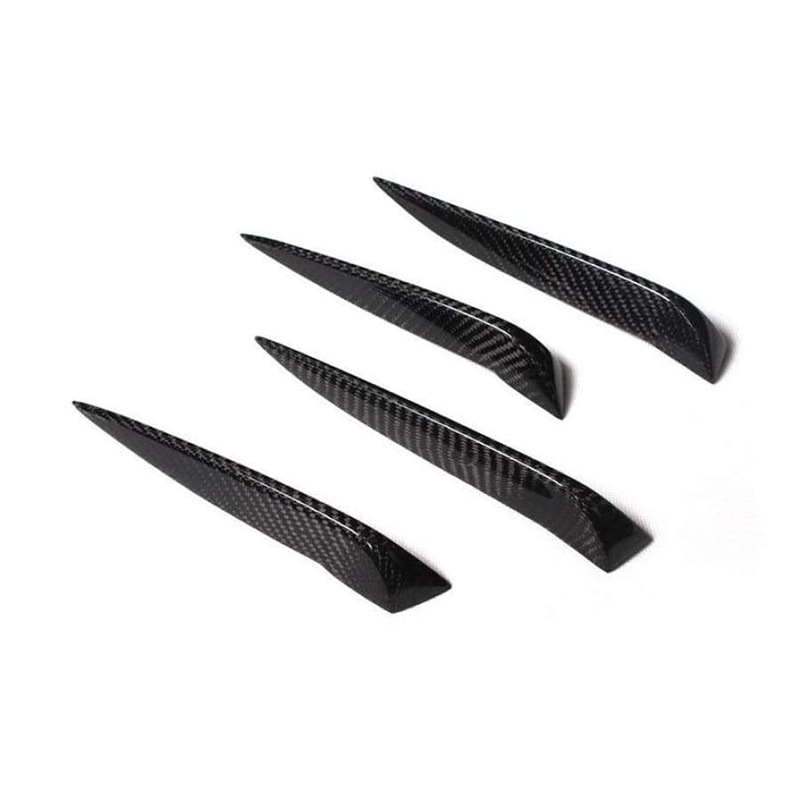 Audi A3/S3 (8V) AP Style Carbon Fiber Front Canards - Twenty Two Tuning Front Canards/Bumper Inserts