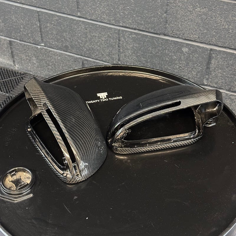 Audi A3/S3/RS3 (8P) OEM+ Carbon Fiber Mirror Covers - Twenty Two Tuning Mirror Covers