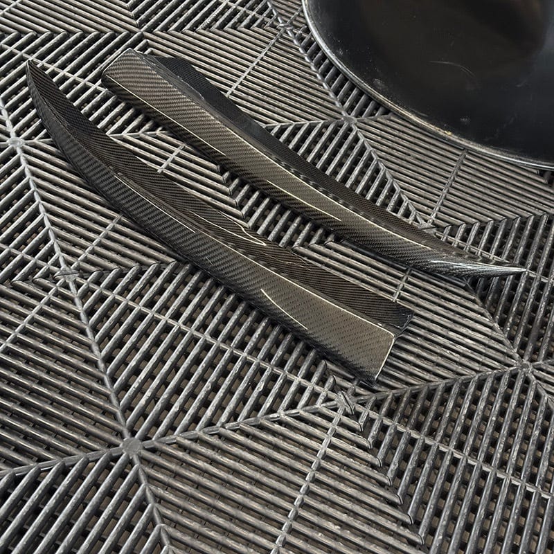 Audi A3/S3/RS3 (8V) Saloon OEM+ Carbon Fibre Rear Bumper Canards - Twenty Two Tuning Rear Canards