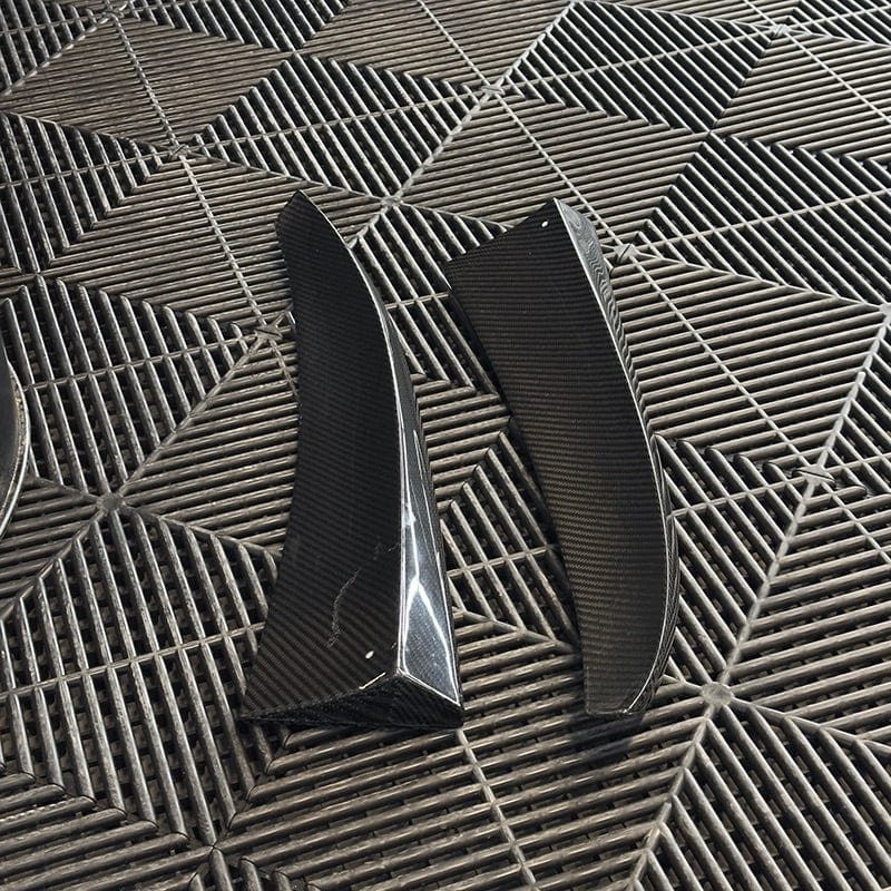 Audi A3/S3/RS3 (8V) Saloon OEM+ Carbon Fibre Rear Bumper Canards - Twenty Two Tuning Rear Canards