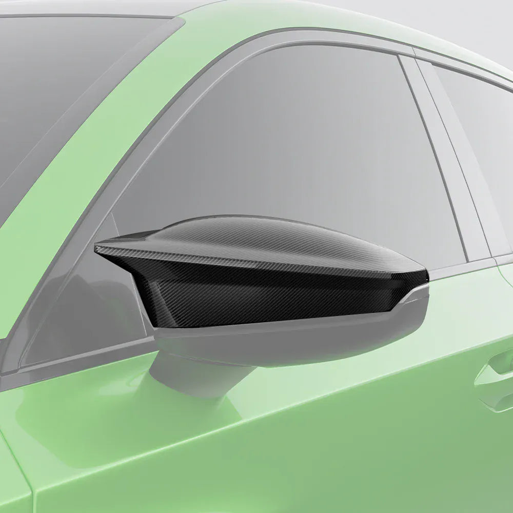 Audi A3/S3/RS3 (8Y) Hatchback SOOQOO Carbon Fibre Mirror Covers (LHD) - SOOQOO Official Mirror Covers