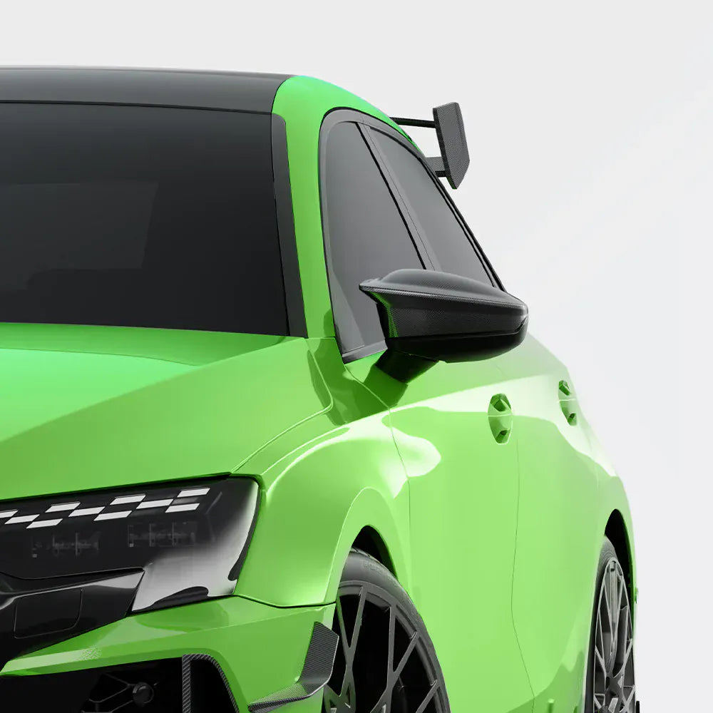 Audi A3/S3/RS3 (8Y) Hatchback SOOQOO Carbon Fibre Mirror Covers (LHD) - SOOQOO Official Mirror Covers