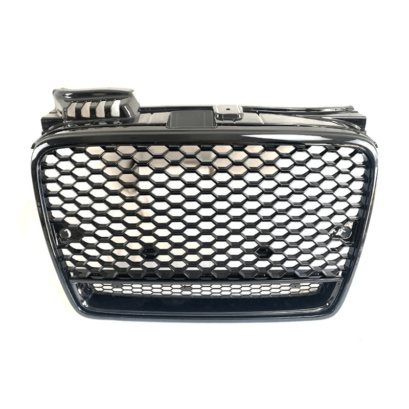 Audi A4/S4 (B7) Honeycomb Gloss Black Front Grille - Twenty Two Tuning Front Grille