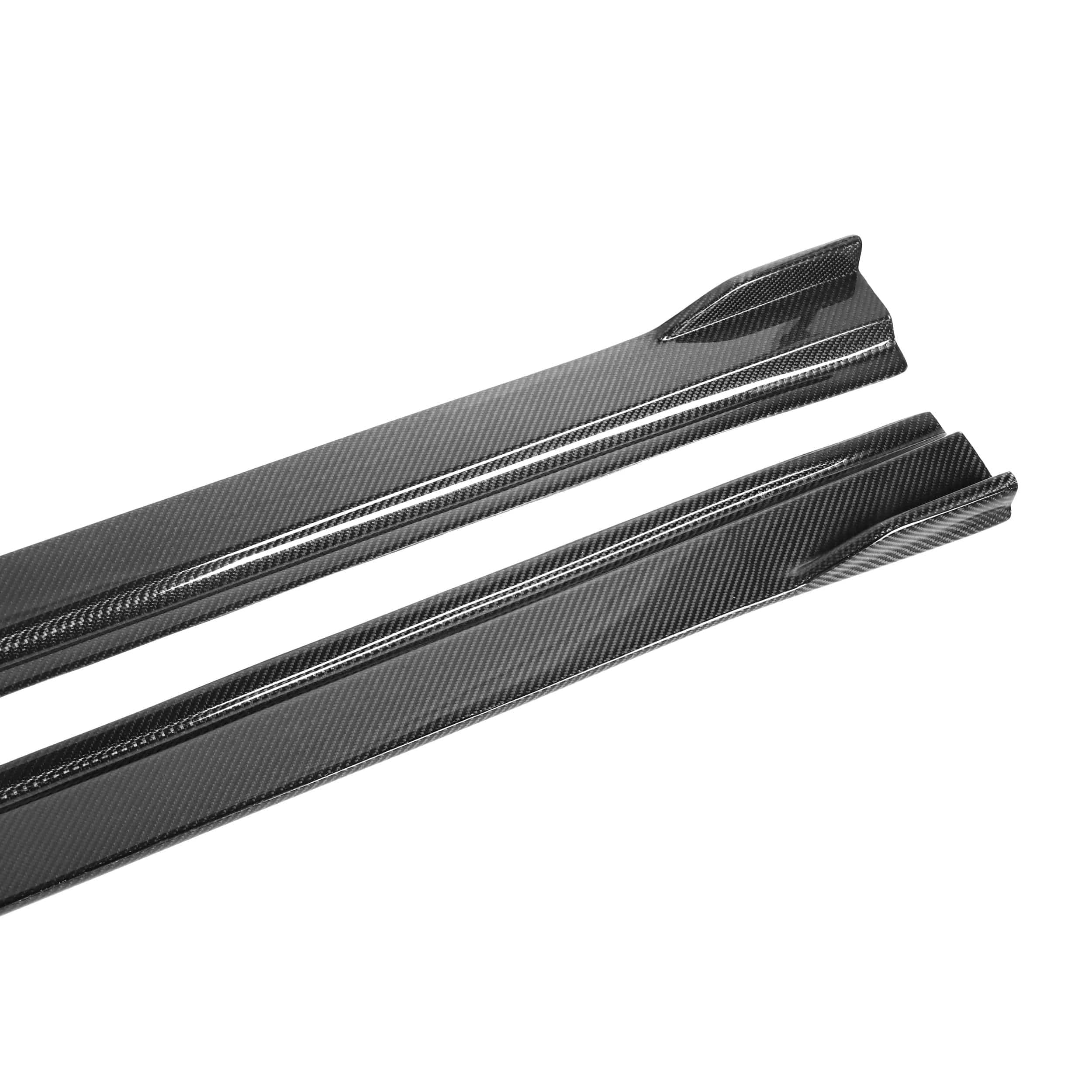 Audi A4/S4 (B9.5) Karbel Style Carbon Fiber Side Skirt Extensions - Twenty Two Tuning Side Skirts