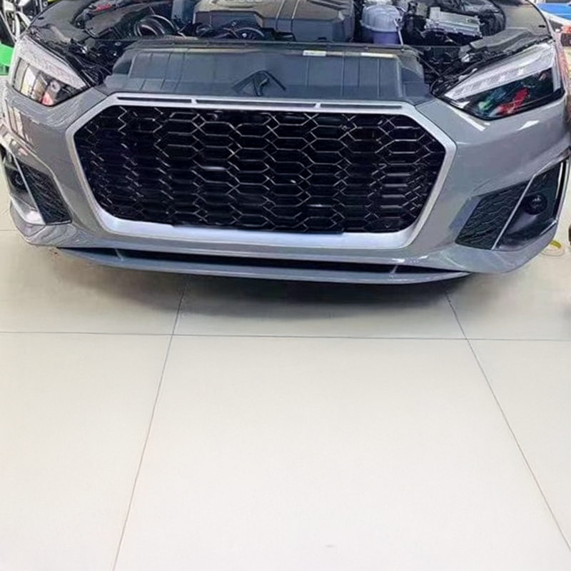 Audi A5/S5 (B9.5) RS5 Style Silver/Black Honeycomb Front Grille - Twenty Two Tuning Front Grille