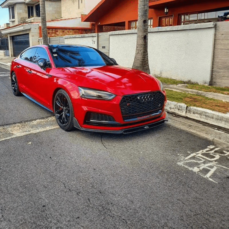 Audi A5/S5 (B9) Karbel Style Carbon Fibre Front Lip Spoiler - Twenty Two Tuning Front Lip