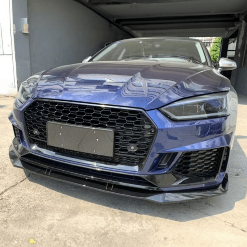 Calandre avant Audi A5/S5 (B9) V2RS en nid d'abeille noir brillant