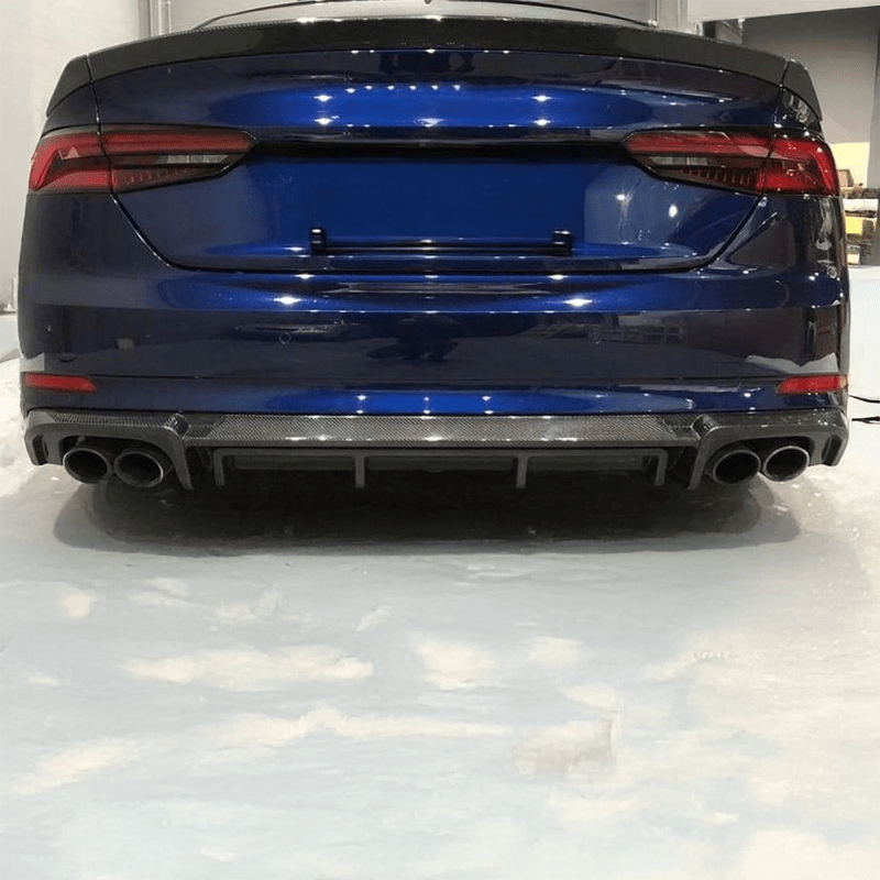 Audi A5/S5 (B9) X Design Carbon Fibre Rear Diffuser - Twenty Two Tuning Rear Diffuser