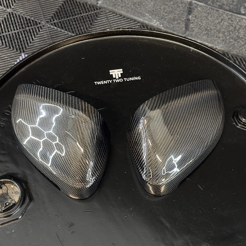 Audi A5/S5/RS5 (B9/B9.5) OEM+ Carbon Fibre Replacement Mirror Covers - Twenty Two Tuning Mirror Covers