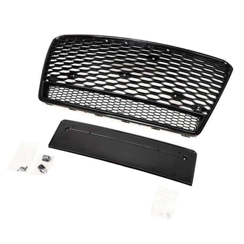 Calandre avant noire brillante Audi A7/S7 (C7) V2RS nid d'abeille