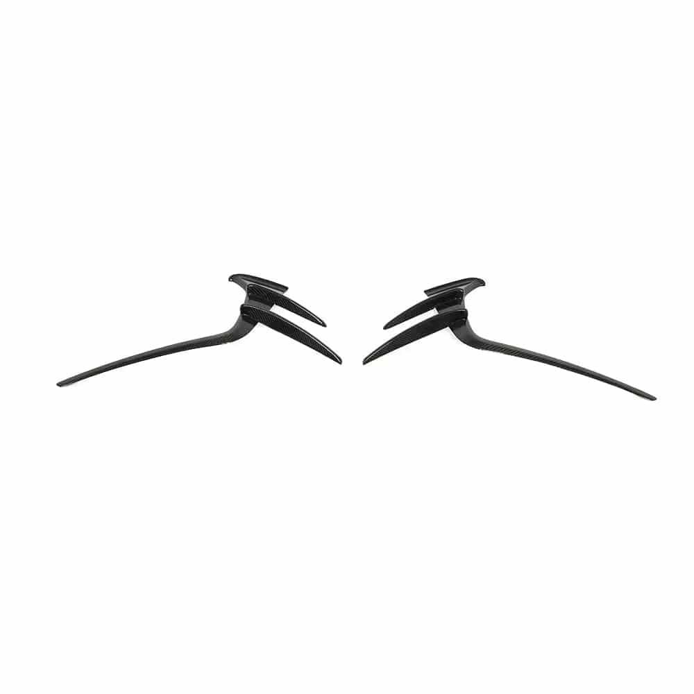 Audi A7/S7 (C8) BCTXE Style Carbon Fibre Front Canards - Twenty Two Tuning Front Canards/Bumper Inserts