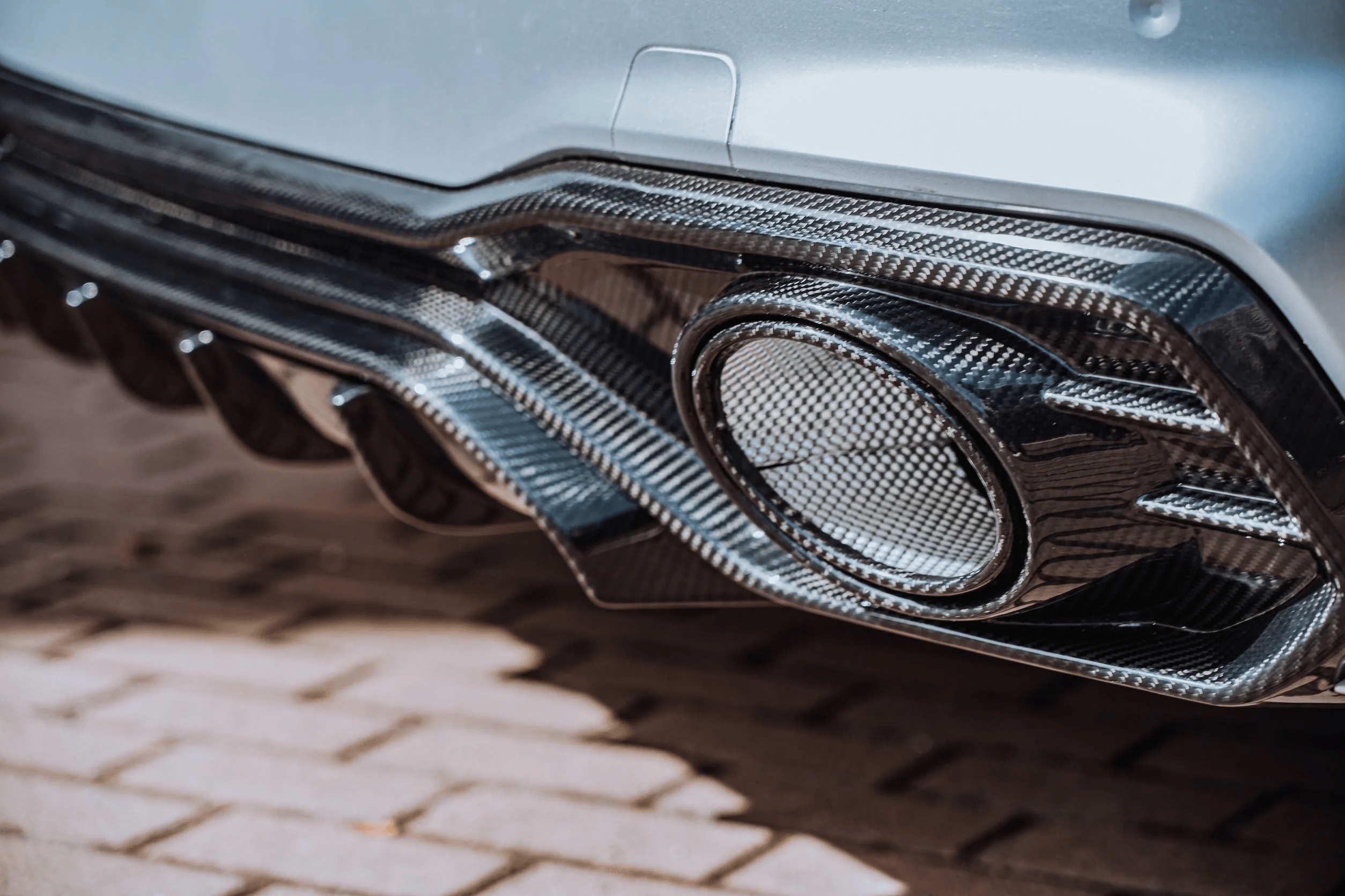 Audi A7/S7 (C8) BCTXE Style Carbon Fibre Rear Diffuser Ver.2 - Twenty Two Tuning Rear Diffuser